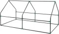 Gewächshaus Frühbeet Treibhaus Pflanzhaus Foliengewächshaus 180x90x90 cm grün - Thumbnail 6