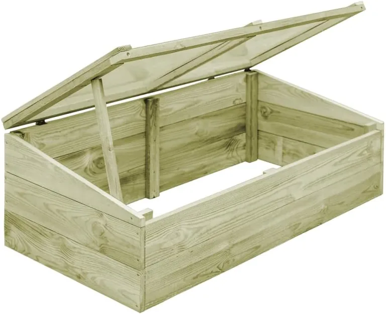 MOONAIRY Gewächshaus, Wintergarten Bausatz, Tomatenhaus, Treibhaus, Garten, Greenhouse, Gartengewächshäuser, Anlehngewächshaus, Imprägniertes Kiefernholz 100 x 50 x 35 cm – Bild 5