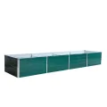 ESTEXO Hochbeet Metall Pflanzbeet Gemüsebeet Stahl Beet Pflanzkasten Blumenbeet Garten Verzinkt Gartenbeet RAL6005 (Moosgrün) 320x80x45 cm - Thumbnail 7