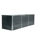 ESTEXO Hochbeet Metall Pflanzbeet Gemüsebeet Stahl Beet Pflanzkasten Blumenbeet Garten Verzinkt Gartenbeet RAL7016 (Anthrazitgrau) 240x80x77 cm - Thumbnail 6