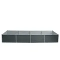 ESTEXO Hochbeet Metall Pflanzbeet Gemüsebeet Stahl Beet Pflanzkasten Blumenbeet Garten Verzinkt Gartenbeet RAL7016 (Anthrazitgrau) 320x80x45 cm - Thumbnail 6