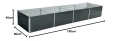 ESTEXO Hochbeet Metall Pflanzbeet Gemüsebeet Stahl Beet Pflanzkasten Blumenbeet Garten Verzinkt Gartenbeet RAL7016 (Anthrazitgrau) 320x80x45 cm - Thumbnail 9