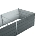 ESTEXO Hochbeet Metall Pflanzbeet Gemüsebeet Stahl Beet Pflanzkasten Blumenbeet Garten Verzinkt Gartenbeet RAL7016 (Anthrazitgrau) 240x80x45 cm - Thumbnail 9