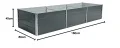 ESTEXO Hochbeet Metall Pflanzbeet Gemüsebeet Stahl Beet Pflanzkasten Blumenbeet Garten Verzinkt Gartenbeet RAL7016 (Anthrazitgrau) 240x80x45 cm - Thumbnail 10