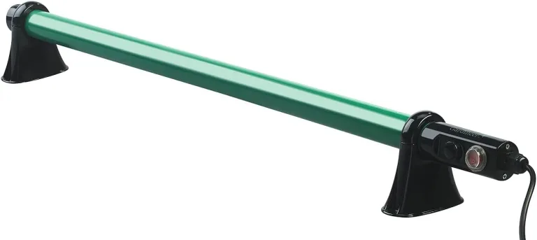 Royal Gardineer Gewächshaus Heizung: Elektrische Stabheizung für Gewächshäuser, 135 Watt, 105 cm, IP44 (Gewächshausheizung elektrisch, Heizung Gewächshaus elektrisch, Heizlüfter) – Bild 1