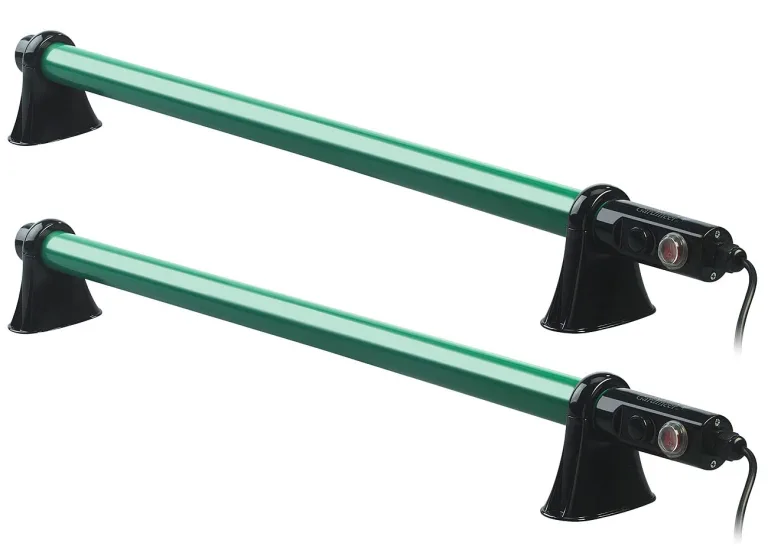 Royal Gardineer Heizstab: 2er-Set elektr. Stabheizung für Gewächshäuser, 135 Watt, 105 cm, IP44 (Heizstab Gewächshaus, Heizung für Pflanzen, Eis) – Bild 1