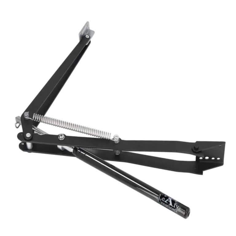 Gewächshaus-Fensteröffner Automatisch. Zubehör für Frühbeete und Gewächshausfenster. Doppelfeder Hubkraft 7kg. Automatischer Fensteröffner für Gewächshäuser. (Schwarz) – Bild 1