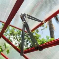 Gewächshaus-Fensteröffner Automatisch. Zubehör für Frühbeete und Gewächshausfenster. Doppelfeder Hubkraft 7kg. Automatischer Fensteröffner für Gewächshäuser. (Schwarz) - Thumbnail 5