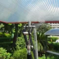 Gewächshaus-Fensteröffner Automatisch. Zubehör für Frühbeete und Gewächshausfenster. Doppelfeder Hubkraft 7kg. Automatischer Fensteröffner für Gewächshäuser. (Schwarz) - Thumbnail 7