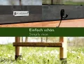 Großes Hochbeet aus Kirschbaum Holz für Garten Balkon Terrasse, Pflanzkasten Bausatz XL hochwertig rechteckig mit Innen-Folie, Kräuterbeet Pflanzenkasten deko, dunkel-braun schwarz - Thumbnail 5