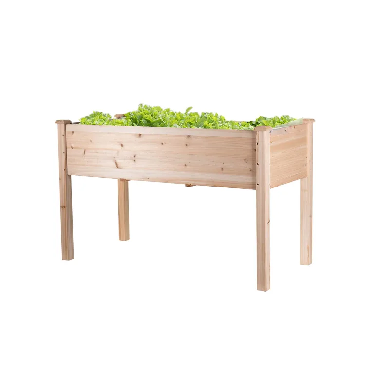 empasa Hochbeet Blumenkasten Kräuterbeet Frühbeet Pflanzkübel Pflanzkasten aus Holz für Garten, Balkon und Terrasse, Ausführung:Raise 1-125 x 59 x 76 cm – Bild 1