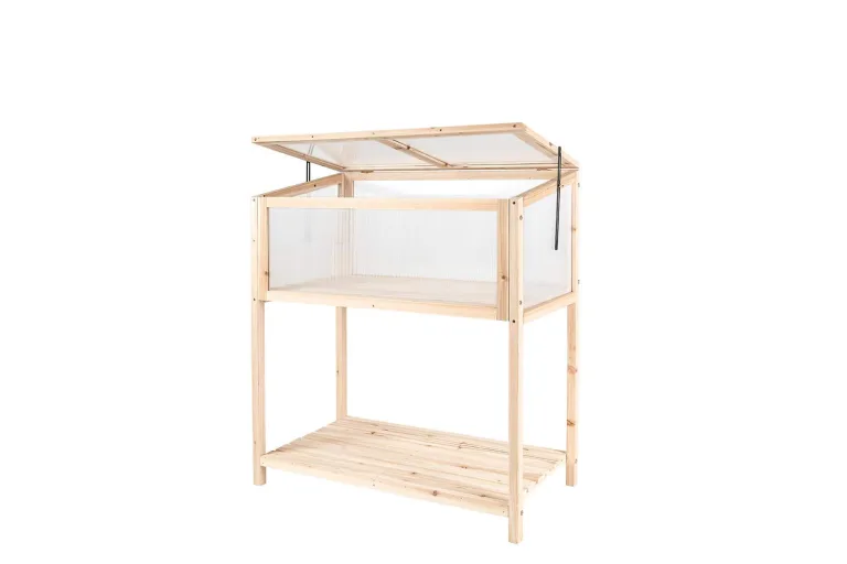 empasa Hochbeet Blumenkasten Kräuterbeet Frühbeet Pflanzkübel Pflanzkasten aus Holz für Garten, Balkon und Terrasse, Ausführung:Deluxe - 84 x 95 x 103/95 cm – Bild 1
