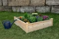empasa Hochbeet Blumenkasten Kräuterbeet Frühbeet Pflanzkübel Pflanzkasten aus Holz für Garten, Balkon und Terrasse, Ausführung:Classic - 102 x 102 x 30 cm - Thumbnail 2