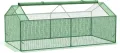 Outsunny Foliegewächshaus mit Fenster Treibhaus Tomatenhaus Frühbeet 180 x 90 x 70 cm Grün - Thumbnail 1