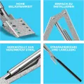 HAYATEC Automatischer Fensteröffner Gewächshaus Fensteröffner Fensterheber Gewächshaus – Temperaturgesteuert, ohne Strom, robust & wetterfest – Hubkraft 7 kg, Hubhöhe 40 cm – einfache Montage - Thumbnail 4