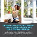 HAYATEC Automatischer Fensteröffner Gewächshaus Fensteröffner Fensterheber Gewächshaus – Temperaturgesteuert, ohne Strom, robust & wetterfest – Hubkraft 7 kg, Hubhöhe 40 cm – einfache Montage - Thumbnail 5