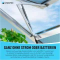 HAYATEC Automatischer Fensteröffner Gewächshaus Fensteröffner Fensterheber Gewächshaus – Temperaturgesteuert, ohne Strom, robust & wetterfest – Hubkraft 7 kg, Hubhöhe 40 cm – einfache Montage - Thumbnail 8