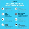 HAYATEC Automatischer Fensteröffner Gewächshaus Fensteröffner Fensterheber Gewächshaus – Temperaturgesteuert, ohne Strom, robust & wetterfest – Hubkraft 7 kg, Hubhöhe 40 cm – einfache Montage - Thumbnail 2