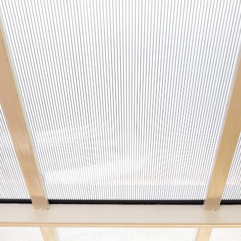 AtHaus® Polycarbonat Hohlkammerstegplatten | Zuschnitt nach Maß | 1350 x 595 mm | 4 mm Stärke | UV-beständig, wetterfest & transparent | Stoßfeste Doppelstegplatte als Gewächshausplatte – Bild 7