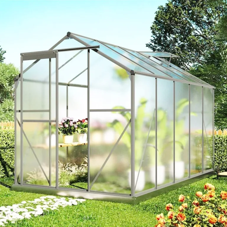 AtHaus® Polycarbonat Hohlkammerstegplatten | Zuschnitt nach Maß | 615 x 595 mm | 4 mm Stärke | UV-beständig, wetterfest & transparent | Stoßfeste Doppelstegplatte als Gewächshausplatte – Bild 6