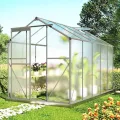 AtHaus® Polycarbonat Hohlkammerstegplatten | Zuschnitt nach Maß | 1250 x 595 mm | 4 mm Stärke | UV-beständig, wetterfest & transparent | Stoßfeste Doppelstegplatte als Gewächshausplatte - Thumbnail 6