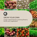 blumfeldt Hochbeet - Großes Kräuterbeet mit Einfachem Aufbau für Garten & Balkon, Freistehendes Gemüsebeet für Blumen, Obst & Gemüse aus Metall, Gartenbeet 180 x 60 x 90 cm, Grau - Thumbnail 4