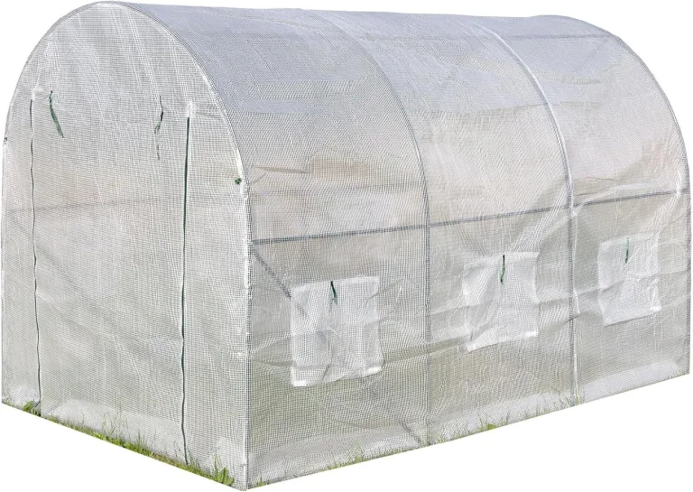 ESTEXO Ersatz Folie für Foliengewächshaus Gewächshaus Tomatengewächshaus Treibhaus Frühbeet Folienzelt 300x200x200 cm – Bild 1