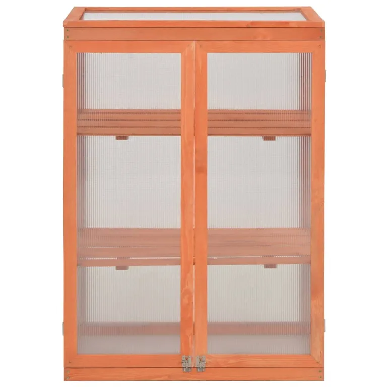 INLIFE Gewächshaus Holz 75x47x109 cm – Bild 2