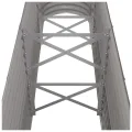 vidaXL Hochbeet, Wetterfestes Hochbeet für Garten Balkon Terrasse, Kräuterhochbeet zum Selber Bauen, Pflanzkasten aus Metall, Verzinkter Stahl Grau - Thumbnail 4