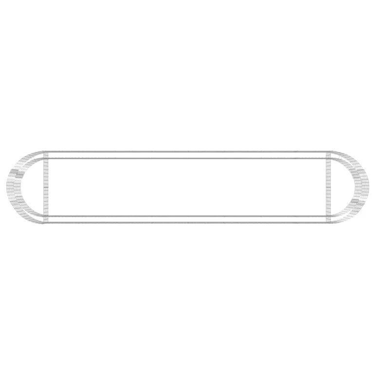 vidaXL Gabionen Hochbeet Steinkorb Pflanzkorb Gabionenkorb Pflanzkasten Pflanzkübel Pflanzbeet Garten Verzinktes Eisen 500x100x50 cm – Bild 7