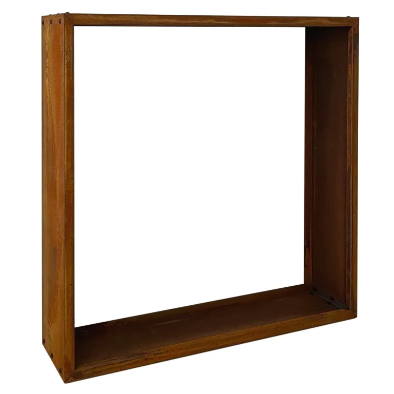 ESTEXO Beeteinfassung Beetumrandung Edelrost Hochbeet Rost Cortenstahl Umrandung Rahmen Pflanzbeet Pflanzkasten Blumenkasten (100x100x25 cm) – Bild 5
