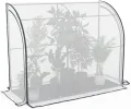 TERRE JARDIN - Gartengewächshaus 4 Jahreszeiten - Überwinterungsgewächshaus 2 x 2 x 1 m - Verstärkte wasserdichte Plane - wetterfest, frostsicher, UV-beständig - Robuste Stahlkonstruktion - Thumbnail 4