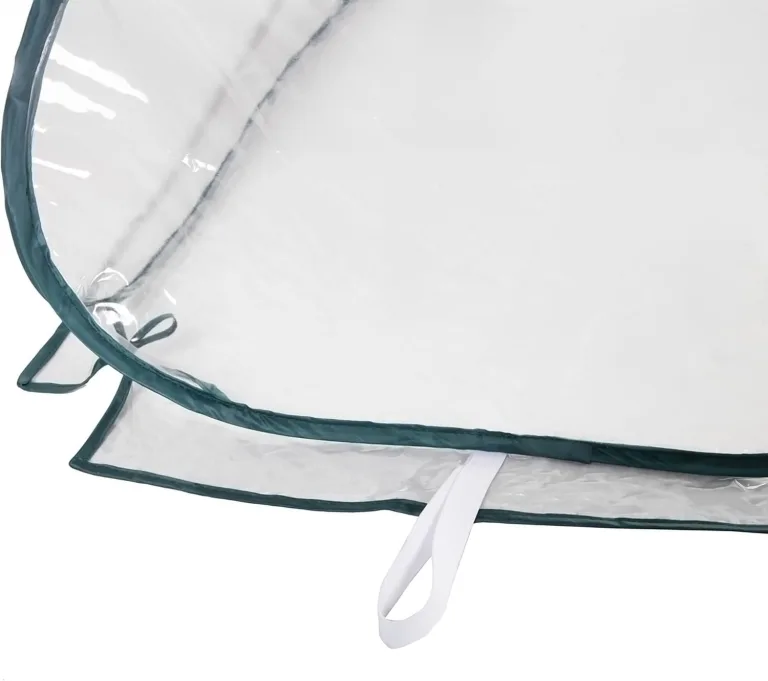 Mini Pop-Up Folien Gewächshaus 60 x 60 cm – Kleines Treibhaus für Gemüse, Blumen & Pilze – Transparentes PVC Überwinterungszelt für Pflanzen – Kein Aufbau Erforderlich – Bild 4