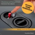 Heidenfeld Gasheizung Inferno GH100 | ???? ???????????????????? ???????????????????????????????? - 4200 Watt - Heizstrahler - Gasheizung für Innenräume - Gasofen - Gasheizer - Gasflaschen bis 15 Kg - Gasschlauch (Schwarz) - Thumbnail 4