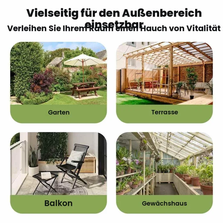 vidaXL Hochbeet aus Verzinktem Stahl, Silber, 160x80x45 cm, Pflanzkasten für Terrasse, Balkon & Garten, Blumen- und Gemüsebeet, DIY Hochbeet – Bild 7