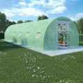 Yumeng Gewächshaus, Wintergarten Bausatz, Tomatenhaus, Treibhaus, Garten, Greenhouse, Gartengewächshäuser, Anlehngewächshaus, 27 m² 900×300×200 cm - Thumbnail 1