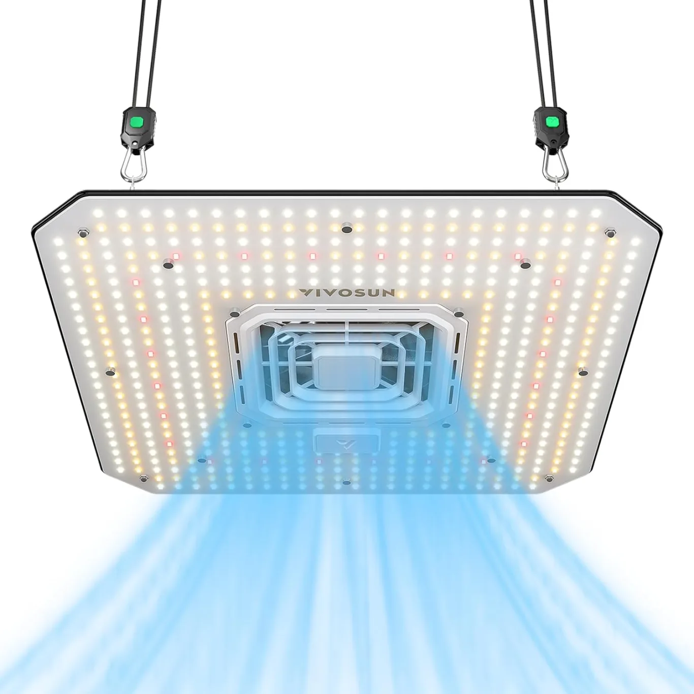 VIVOSUN AeroLight A150SE, LED Grow Lampe 150W mit Integriertem Zirkulationsventilator, Pflanzenlampe Kompatibel mit App, Verwendbar mit GrowHub Controller E42A/E25 für 120x60cm, 90x90cm Growzelt - Bild 1