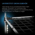 AC Infinity Schwerlast-Grow-Zelt-Montagestangen 60x60 cm, High Airflow CFM Kit Verhindert Einziehen der Wände, Trellis- und Zusatzbeleuchtungs-Montage für alle 60x60 cm Indoor-Grow-Zelte - Thumbnail 4