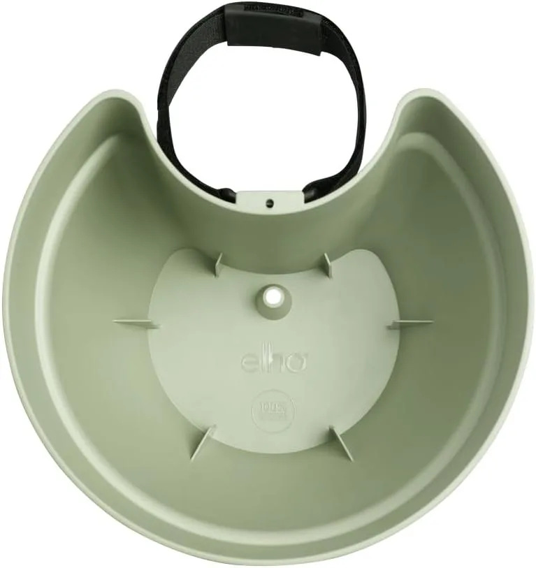 elho Vibia Campana Fallrohrpflanzgefäss 40 - Blumentopf für Regenrohr - vertikaler Garten - 100% recyceltem Plastik - Ø 21.6 x H 16.3 cm - Grün/Pistazien Grün – Bild 5