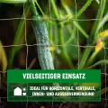 GardenGloss Jute Ranknetz Nachhaltig 100% Biologisch Abbaubar - Mit grosser Maschenweite für Gurken, Tomaten und Anderen Gemüsepflanzen - Rankhilfen für Kletterpflanzen - Thumbnail 3