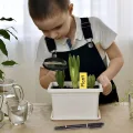 500 Stück Pflanzenschilder, 10 x 2 cm Pflanzenetiketten Set, Farbe Pflanzenetiketten, Pflanzenschilder mit 2 Filzstiften, Pflanzen Zubehör für Gärten, Obstgärten, Gewächshäuser und Kleine Topfpflanzen - Thumbnail 7