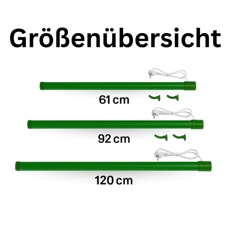 Weedness Grow Heizung 120 Watt 61 cm Lang für Growboxen - Indoor Anbau Grow Heizgebläse Heizstrahler Schnellheizer Sparsam Luftheizung – Bild 6