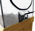 VegTrug® Gewächshausaufsatz Wall Hugger - Hochbeet Abdeckung mit Micro-Net-Funktion & PE-Folie - Frühbeet Aufsatz für Pflanzkasten - 99,5x41,5x90 cm - Thumbnail 3