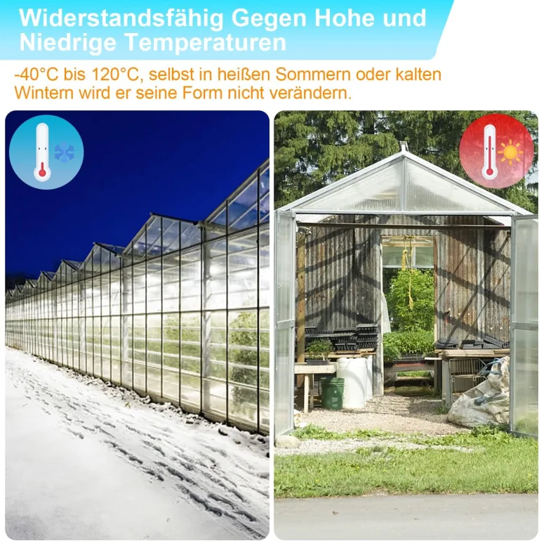 14x Polycarbonat Hohlkammerstegplatten 4mm Doppelstegplatte Polycarbonat 60,5 x 121 cm | 10,25 m² Gewächshausplatte UV-beständigen für Gewächshaus Garten Treibhaus Ersatzplatten – Bild 5