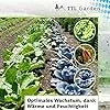 TTL Garden Folientunnel Set Flex XL 32 mit PE Folie 10 x 2,5 m - 10 x Fiberglas Bögen & PE Anzuchtfolie 10x2,5m breit, Rund Bogen Abdeckung Frühbeet Hochbeet Gemüsebeet stabil langlebig & rostfrei – Bild 3