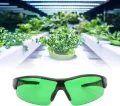 Asixxsix Grow Room Gläser, Tragbare Indoor Hydroponics LED Grow Light Gläser, UVA UVB Blocking Grow Room Sicherheit Schutzbrille mit Aufbewahrungsbox für Grow Room Plant House Gewächshaus (Grün) - Thumbnail 2