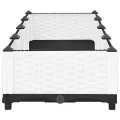 vidaXL Hochbeet, Hochbeet für Garten Balkon Terrasse, Gemüsebeet Pflanzkasten zum Selber Bauen, Blumenbeet Blumenkasten Rattan-Optik, Polypropylen - Thumbnail 6