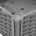 vidaXL Hochbeet, Hochbeet für Garten Balkon Terrasse, Gemüsebeet Pflanzkasten zum Selber Bauen, Blumenbeet Blumenkasten Rattan-Optik, Polypropylen - Thumbnail 2