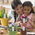 500 Stück Pflanzenschilder,Gartenetiketten Pflanzen Etiketten,Kunststoff Pflanzenetiketten Wetterfest,Garten Pflanzenschilder mit 2 Filzstiften für Kindergarten Topf Gartenpflanze Tags Pflanzen Marker - Thumbnail 7