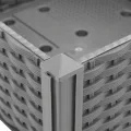 vidaXL Hochbeet, Hochbeet für Garten Balkon Terrasse, Gemüsebeet Pflanzkasten zum Selber Bauen, Blumenbeet Blumenkasten Rattan-Optik, Polypropylen - Thumbnail 4